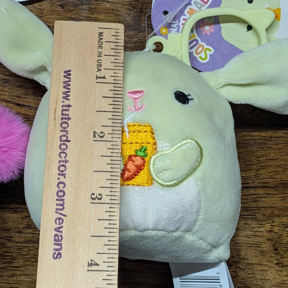 Squishmallows Easter keychain lot of 2 Bunny And chick